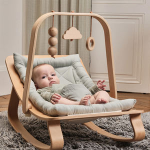 Columpio de madera para bebé, mecedora de gimnasio para niño, cama de <span class=keywords><strong>cuna</strong></span> pequeña para dormir, sofá de equilibrio, silla para bebé - Product Image 6