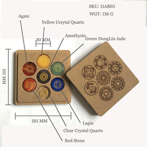 Nature <strong>Crystals</strong> Healing Stones <strong>Crystal</strong> Quartz <strong>Chakra</strong> Gemstone Healing <strong>Sets</strong> for Spiritual Alignment and <strong>Chakra</strong> Balancing - Product Image 2