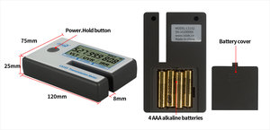 Linshang LS162 Transmission Meter Light Transmittance Tester for Glass and Films LS162 Transmission Meter Is a Compact and Small - Product Image 3