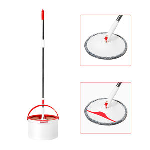 Diskon besar desain baru pel putar datar dengan pemisah air kotor tangan bebas malas berputar 360 ember pembersih ember datar Set Pembersih - Product Image 6