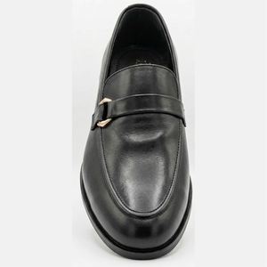 Chaussures habillées légères et confortables pour hommes, en cuir véritable, à bout fermé, avec boucle, faites à la main, pour l'automne - Product Image 4