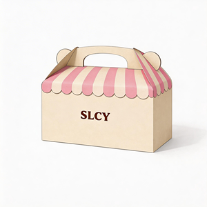 Boîte à emporter écologique personnalisée avec logo imprimé, qualité alimentaire, pour restaurant, boulangerie, pâtisserie, emballage <span class=keywords><strong>cadeau</strong></span> - Product Image 6