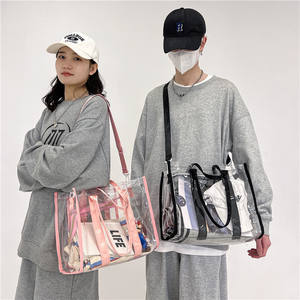 Bolsa de Playa Impermeable, Nueva Bolsa de Hombro Transparente de PVC para Mujer, Bolsa de Gelatina de Verano con una Sola Correa, Bolsa de Natación y Fitness - Product Image 3