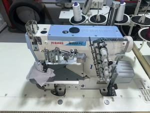 เครื่องเย็บผ้าแบบฝาครอบหัวเหลี่ยมเล็ก รุ่น W600PCH-35 พร้อมระบบตัดด้ายอัตโนมัติแบบคอมพิวเตอร์ และระบบขับเคลื่อนโดยตรง พร้อมใบมีดตัดด้านซ้าย - Product Image 2