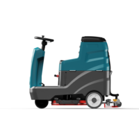 Máquina de Limpieza de Pisos Everlift FC75A, Modelo con Asiento para Conducir, para Limpieza de Carreteras