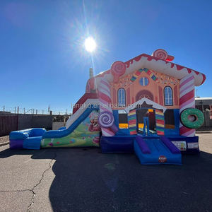 <span class=keywords><strong>Castillo</strong></span> Inflable con Tobogán, Combo Inflable con Temática de Niña, Brincolín Comercial para Niños - Product Image 4