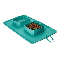 Bols en Silicone imperméables pour animaux de compagnie, meilleurs mangeoires ovales pour chats, plateau en caoutchouc lavable, Slow Food Grade, tapis à lécher pour chiens