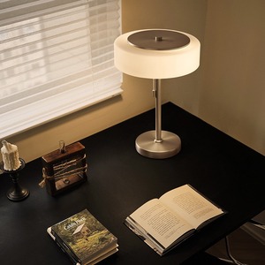 <b>Table</b> <b>Lamp</b> E27 LED 220V Eye Caring Bedroom Bedside Light With Pull Cord Switch Modern Minimalist Design - Product Image 2
