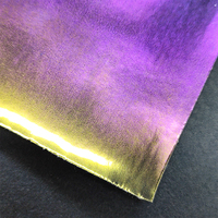 Utilisation durable en similicuir holographique de conception de miroir en cuir de couleur magique pour l'artisanat de chaussure de sac et l'Uplostery