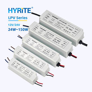 Alimentation électrique LED AC-DC à commutation HYRITE IP67, taille compacte, étanche à l'extérieur, coque en plastique PFC, large plage de tension d'entrée 12V 24V - Product Image 1