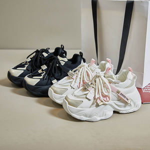 אופנה סיטונאית All-match Walking סִגְנוֹן נשים נעליים לבנות אביב חדש נשים ריפוד נעליים לבנות שטוחות נעלי ספורט לנשים - Product Image 2