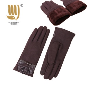 Winter Outdoor Knit <strong>Wool</strong> Fashion Design Touchscreen <strong>Gloves</strong> for Smartphone Use Wholesale Cheap - Product Image 5