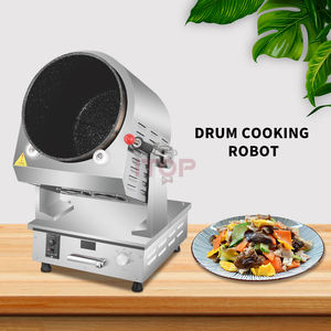 Marmite de cuisson automatique Robot de cuisine Intelligent <span class=keywords><strong>Wok</strong></span> 8000W Kochroboter Restaurant 380V Machine de cuisson à tambour - Product Image 4