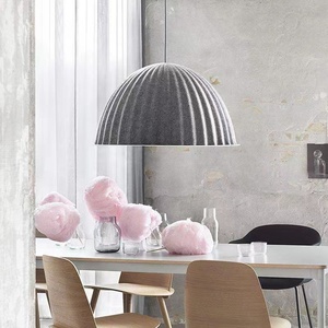Lampe pendante en feutre moderne lampe de chambre personnalité art nordique restaurant ampli linéaire lampe pendante led pour lustres décoratifs - Product Image 4
