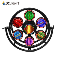 7*60W Retro Pixel Flash Stage Light Dmx Nuevo halógeno SMD5050 Rgb Vintage Luz de fondo para Bar Club Party