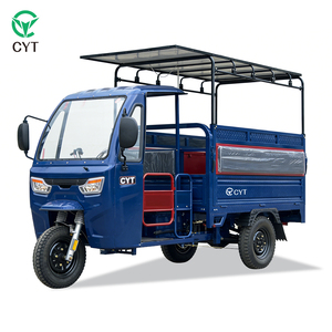 Tricycle électrique à énergie solaire de 2000 W, camion électrique à 3 roues à émissions zéro pour la livraison de marchandises - Product Image 1