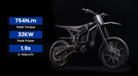 Moto électrique puissante 97.2V 45ah 32000w Talaria Komodo MX5 2026 Surron Light Bee 2 Ultra X Dirt E Bike pas cher à vendre