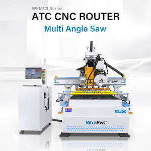<strong>Automatic</strong> CNC <strong>Router</strong> with Rotary Saw and <strong>Tool</strong> Changer - Product Image 4