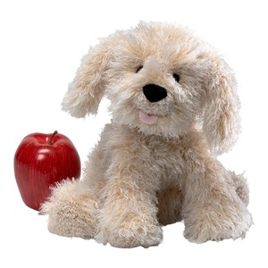 Fabbrica OEM Design regali di compleanno per bambini giocattolo educativo cane Labradoodle coccolone seduta peluche animale di peluche per bambini - Product Image 5