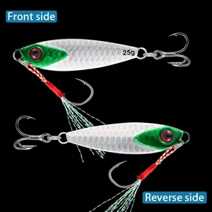 Leurre de pêche <span class=keywords><strong>BUBBA</strong></span> LSZ063 en métal, type cuillère, 10g-30g, pour eau salée et rivières, idéal pour la pêche au jigging de bar, thon, brochet et tilapia - Product Image 3