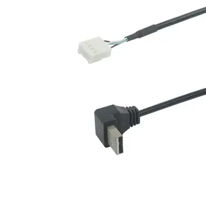 Cáp Kết Nối Đầu Cuối USB A Đực 90 Độ Góc Phải Với JXT 4Pin PH2.0XH2.5