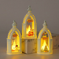 Décoration de la maison, lampe à LED électrique pour l'Aïd, cadeau islamique, lanterne LED musulmane pour le Ramadan, lanterne rétro du Moyen-Orient, éclairage du Ramadan