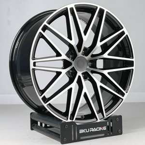 Jantes forgées Bku 5x130 pour <span class=keywords><strong>Porsche</strong></span> Cayenne <span class=keywords><strong>S</strong></span> GTS Turbo GT coupé 9Y0 9YN 9Y1 955 957 957 20 21 22 pouces jantes en alliage personnalisées - Product Image 5