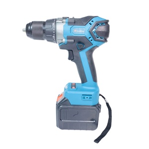 Taladro percutor inalámbrico de 20V de alta potencia con batería de litio, taladro manual recargable de 13 mm con alto torque y función de destornillador. - Product Image 2