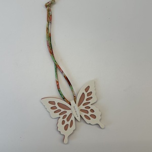 Bán Buôn Cổ Phiếu Sẵn Sàng Sáng Tạo Đầy Màu Sắc Bướm Hợp Đồng Dây Mặt Dây Chuyền Bông Sợi Dây Thừng Túi Phim Hoạt Hình Mặt Dây Chuyền Móc Chìa Khóa - Product Image 3