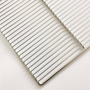 Outdoor Camping BBQ Grill Stainless Steel Mesh 304 Welded Square Design <b>Light</b> Campfire Hiking Trail Grilling <b>Net</b> - Product Image 3