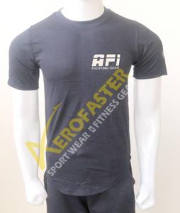 Meilleure vente 100% coton T-shirt pour homme en gros personnalisé goutte épaule Style manches courtes col uni Gym personnalisable Logo de la marque - Product Image 1