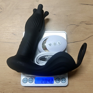 Massaggiatore Prostatico Vibrante 2 <span class=keywords><strong>in</strong></span> 1 Hell Flower, <span class=keywords><strong>Plug</strong></span> Anale Retrattile a 9 Velocità con Telecomando, Giocattoli per Adulti - Product Image 6
