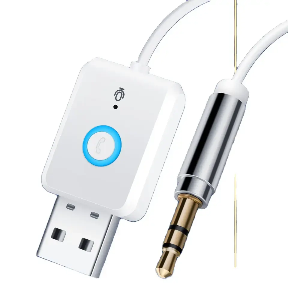 RT08 Bluetooth Aux cord usb car connector , Handsfree USB Bluetooth Audio Music Receiver