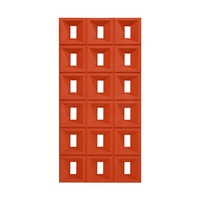 Panneau 3D en PU imitation béton, grille décorative ajourée, écran de séparation, carrelage mural 1200x600