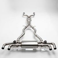   Système d'échappement complet en acier inoxydable 304 avec soupape pour M5 F9 M5 F90 G90 2018-2023 4.4T