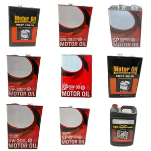 Toyota Iron Drum Japan Fully Synthetic Engine Oil Lubricating Oil SP5W30GF - 6 A4l08880-13705