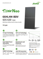 Panneaux solaires monocristallins bifaciaux de type N Topcon à haute efficacité photovoltaïque Longi Jinko JA Trina Cana-dian 600 Watt 600W
