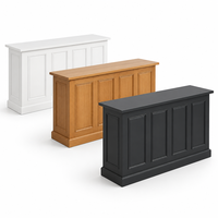 Table de buffet moderne en bois massif pliable et écologique, idéale pour les mariages, les réceptions et les événements, mobilier de restauration portable
