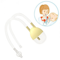 Pompe d'Aspiration Nasale en Silicone Coloré Anti-Reflux pour Bébés, Nettoyeur de Nez pour Nourrissons par Succion Buccale, Fournitures pour Bébés