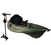 Yak Outdoors Taşınabilir Elektrikli Deniz Dıştan Takma Motoru Yeni Siyah Macera Tekne Motorları 46-86lbs Maceralar için