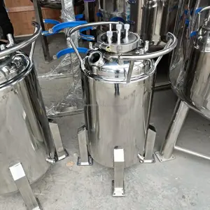 SS304 12" X 24" solvent tank with cooling coil and legs and caster