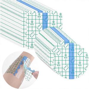 医療用クラスI防水接着PU包帯 透明ストレッチタトゥーアフターケア保護フィルムドレッシング創傷被覆材 CE - Product Image 1