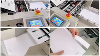 Machine automatique de numérotation, de rainurage et de perforation pour papier A4 et A3, machine de rainurage et de perforation pour feuilles de papier