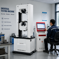 Máquina de Ensayo de Tracción Electrónica Computarizada con Agarres Hidráulicos para Pruebas Universales de Caucho y Plástico