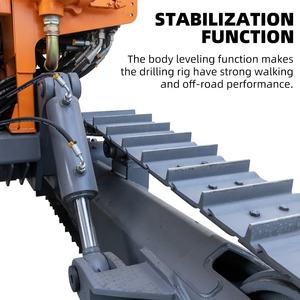 เครื่องเจาะหินแบบ DTH ยี่ห้อ Hammer Gold สำหรับงานขุดเจาะหินในเหมือง พร้อมเครื่องยนต์เป็นส่วนประกอบหลักสำหรับแท่นขุดเจาะเหมือง - Product Image 6