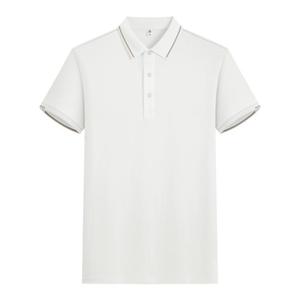 Camiseta Polo de Manga Corta, Color Sólido, Algodón, Secado Rápido, Uso Diario - Product Image 1