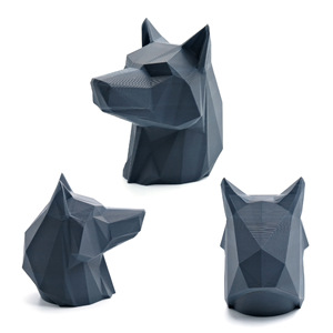 Capuchon de connecteur de remorque en forme de tête de loup, gris, 10.3cm, couvercle imprimé en PLA 3D pour couplage de remorque de voiture - Product Image 4