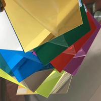 Miroir en plastique adhésif découpé au laser 4x8 pieds, miroir doré hautement réfléchissant en acrylique de 3 mm