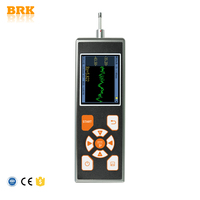 PRK Digital Surface Roughness Tester Arge Range Profilometer Metal Wood Plastic Gear Wheel Industrial BC-300S+Curved Surface