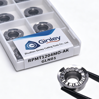 Insertos de Fresado de Aluminio RCGT RPMT1003MO/RPGT0802/RCGT1204 RPMT1204MO-AK para Mecanizado de Aluminio, Cobre y Metales No Ferrosos